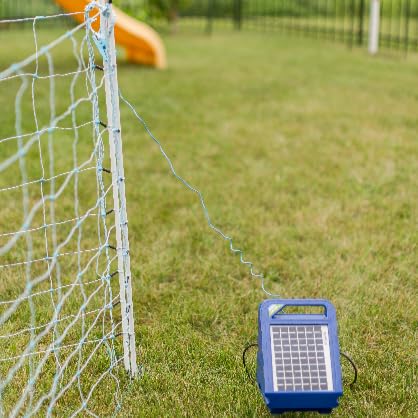 35"x164' Electric Netting All-in-One Solar Kit for Goats, Sheep, Gardens, Beehives, Dogs, and More for Backyards, Homesteads, Farms and Ranches