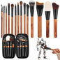 Singhoow 14 Pcs Dust Brush Model Cleaning Brushes Kit with Storage Bag Soft Dusting Brush Wooden Handle for Models Figures Statues Collectibles Craft