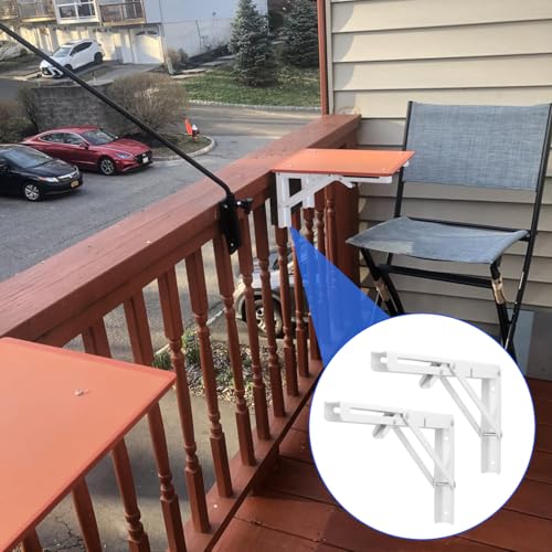 8 Pack 12 Inch White Folding Shelf Brackets with Screw, Collapsible Shelf Bracket Wall Mounted, Heavy Duty Folding Shelf Brackets for Wood Shelves, Wall-Mounted Tables & More - size: 8 Pack 12 Inch White