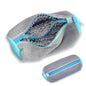 Dual Compartments Shoe Washing Machine Bag, 360° Deep Clean Laundry Bag, Reusable Shoe Bag for Washing Machine, Shoe Cleaning Bag for Sneakers Tennis Shoes Sock - color: Grey