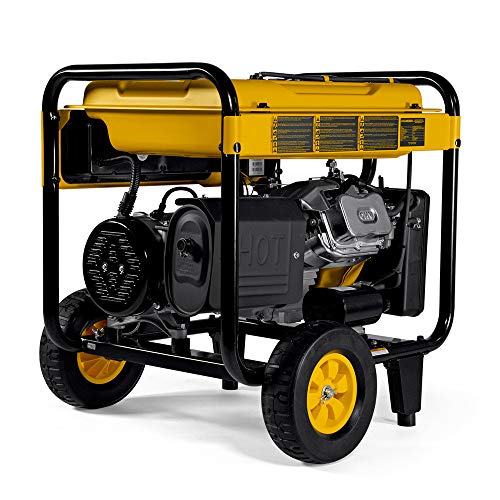 DeWalt 10,000 Starting Watt Portable Gas Generator, Electric Start with Battery, 420cc Engine, Smart Runtime Wattage Meters, CO Protect, Idle Control, Home Backup Emergency Jobsite Power, 49 State - style: 10,000 Starting Watts