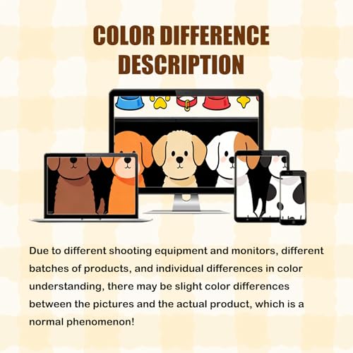 Nuxovilar Pet Food Mat Dog Supplies Cute Canine-Themed Polyester (23.62×17.71 inches) Bowl Water Spill Pad Feeding Gear for Home, Feeding Area, Pet Station - color: Mi07690