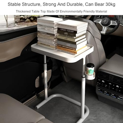 RV Folding Table, Foldable Dinette Table with Adjustable Height, for Home RV Conversion Vehicles, Outdoor Camping Picnic(White) - color: White