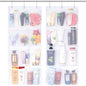 Lifewit Mesh Shower Caddy, 11 Pockets Hanging Shower Organizer with Quick Drying Mesh, Portable Space Saving Bathroom Organizer to Hold Soap, Shampoo and Cruise Ship Essentials, White, 2 Pack - size: 17" × 34"