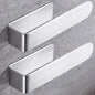 Taozun Hand Towel Holder/Towel Bar - Self Adhesive Hand Towel Rack Stainless Steel Towel Ring for Bathroom Kitchen, 2 Packs - color: Silver, size: 8-inch(2 Pack)