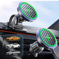 LISEN 15W MagSafe Car Mount Charger,[Carbon Fiber] Magnetic Wireless Car Charger, Dashboard & Air Vent Car Phone Mounts, Magnetic Phone Holder for Car Mount for iPhone 17/16/15/14/13/12, Samsung Pixel | Carbon Fiber 15W Magsafe Car Mount Charger, 2 in 1 D