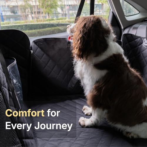 Back Seat Extender for Dogs, Semi-Hard Bottom Car Seat Cover for Dog, Waterproof & Anti-Scratch, Upgraded Support, Easy to Install and Clean, Fits Compact SUVs Only - style: Hard Bottom