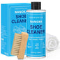 Shoe Cleaner, 10.14 fl oz Premium Shoe Cleaning Kit with Brush & Towel, Sneaker Cleaner Kit Safe for White Shoes, Leather, Boots, Canvas, PU, Mesh & More