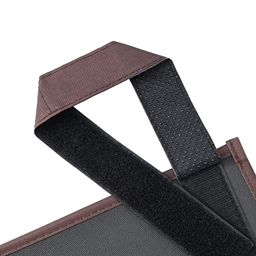 Zafit Hanging Bedside Caddy, Bedside Storage Organizer for Magazine, Phone, Remote control (Classic4 Pockets-Coffee)