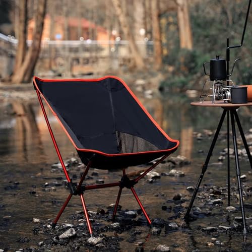 Lightweight Folding Camping Chair, Portable Foldable Compact for Outdoor Camp,Aluminium,Travel, Beach, Picnic, Festival, Hiking, Backpacking - color: Camouflage Folding Stool