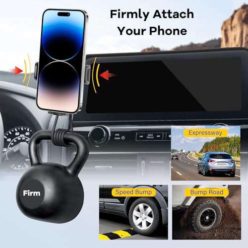 Car Phone Holder Custom for 2021-2024 Armada & 2022-2024 QX80 12.3-inch Screen Auto Interior Accessories Decoration Mobile Cell Phone Mount Bracket with Hands-Free & 360°Rotation - size: 2021-2024 Armada & 2022-2024 QX80 12.3-inch
