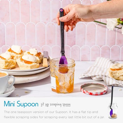 Dreamfarm Ultimate Set of The Best Silicone & Nylon Kitchen Utensil 6pc Set | Non-stick safe cooking and baking tools and gadgets, includes Chopula, Supoon, Mini Supoon, Clongs Lite, Sharple and Lestrain - size: 6 Piece Ultimate Set