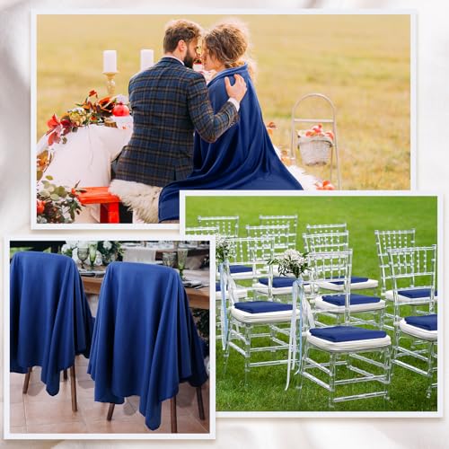 Buryeah 10 Pcs Fleece Blanket Bulk Soft Warm Fleece Blankets Cozy Lightweight Throw Blankets Plush Pet Throw Blanket for Home Bed Sofa Office Wedding Gifts Travel(50" X 60",Blue) - color: Blue