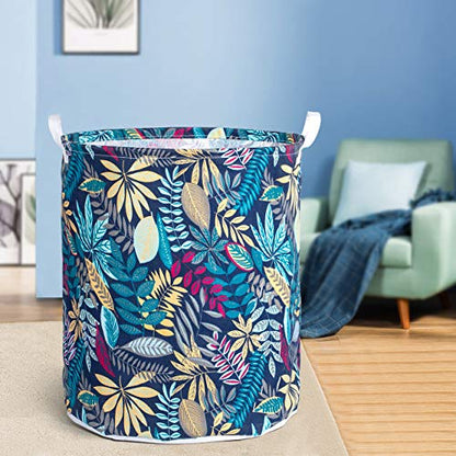 Merdes 19.7’’ Waterproof Foldable Laundry Hamper, Dirty Clothes Laundry Basket, Linen Bin Storage Organizer for Toy Collection (Jungle) - color: Jungle