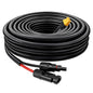MOOKEERF Solar to XT60 Cable 10AWG - 10FT Solar Connector to XT60 Adapter Cable for Solar Panel to Battery RV Portable Power Station Solar Generator - 10 Foot - size: 10FT