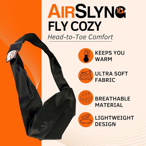 The Slyng Two Pack-Premium Travel Blanket System – Blanket Body Sling for Deep Plane Sleep | Full-Body Support, Breathable, Compact Carry-On Travel Essential for Long Flights and Car Road Trips - size: 2-pack