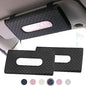 Car Sun Visor Tissue Holder, 2 Pack Vehicle Napkin Box, Premium PU Leather, Car Mask Holder for Sun Visor Vehicle, with Tissue Refill, Black - color: 2pack-black