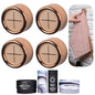 HEFA Modern Elegant 4 Pack Towel Hooks, Rose Gold, Plastic, Wall Mount, 2 Pounds Max Weight, Kitchen, Bathroom - color: Rose Gold, size: 4 Pack