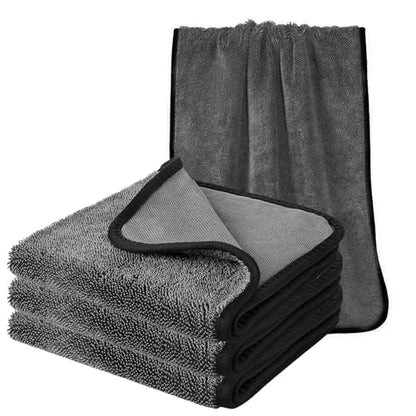 Shiny Cleaning Wipes Shower Cleaning Cloths- 3pcs Super Absorbent Microfiber Bath Towels for Effortless Cleaning of Windows, Bathroom, Car & Home Toilet - Shiny Cleaning Wipes（15.7x23.6in - color: Grey
