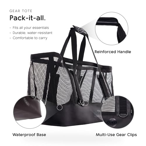 MISSION Boat Gear CASSI Heavy-Duty Outdoor Tote and Waterproof Marine-Grade Mesh Boat Bags