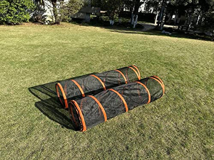 4 in 1 Pet Cat and Dog Tunnel Tent Foldable Pet Tent Outdoor Pop Up Pet Playpen Cage Fences House (Styles 4) - style: Styles 4