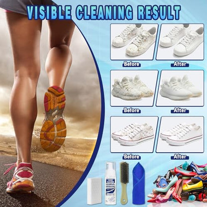 Shoe Cleaner,White Shoe Cleaner Kit,Sneaker Cleaner,Suede Shoe Cleaner,Shoe Cleaning Kit for Leather Shoes,Tennis Shoe - style: Shoe Cleaner Kit