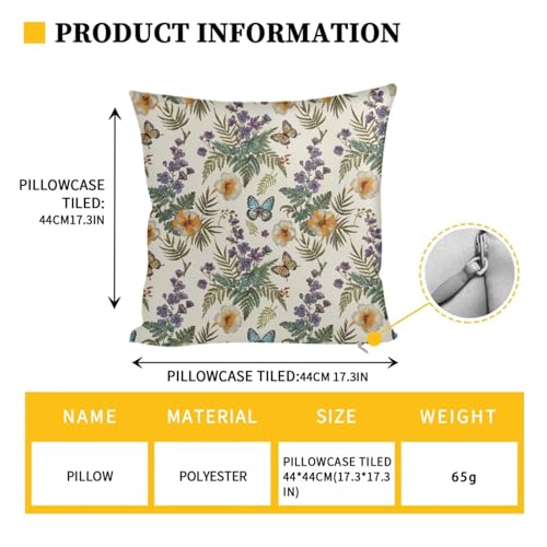 Butterfly Hibiscus Ferns Print 3 Pcs RV Dinette Cushion Covers with Pillowcase Non-Slip Sofa Protector Comfortable 2 Seat Sofa Chair Cover Slipover for Travel Trailer Couch - color: Butterfly Hibiscus Ferns