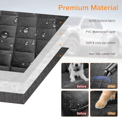 Dog Car Seat Cover for Back Seat Compatible with Mazda CX50 CX-50 CX5 CX-5 CX30 CX-30 Accessories, Waterproof Non-Slip Pet Bench Backseat Covers 2026 New
