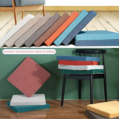 Customize Bench Cushion & Chair Pads - Loveseat Sofa Cushion Replacement for Indoor/Outdoor Use