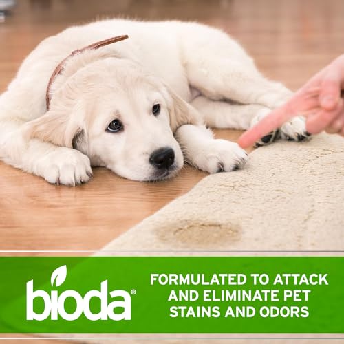 Bioda Multi-Purpose Probiotic Enzyme Cleaner and Deodorizer | Professional Strength | Trash Can Deodorizer, Pet Stains and Odors, Drains, Floors, Bathrooms, Toilets | Made in USA | 1 Gallon | 4 Pack - size: 128 Fl Oz (Pack of 4)