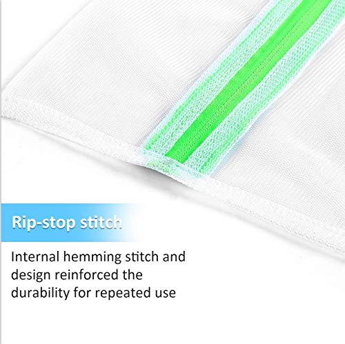 GOGOODA Mesh Laundry Bags for Delicates Durable Protective Wash Bags Travel Storage Bags for Intimates Lingerie, 6PCS （3L,3M） - size: 3L,3M