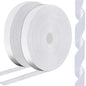 1 Inch x 82 Feet White Hook Loop Strips with Adhesive Heavy Duty, Multi-Purpose Double Sided Hook Loop Rolls, Picture Hanging Strips, Bulk Sticky Straps Wall Hanging Tape - size: 1in x 82ft, style: White
