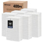 UNIMADE Washcloths Bulk - 400 Pack - Face Towels (12" x 12"), Highly Soft Wash Cloths and Hand Towels, Fast Drying Multi-Purpose Microfiber Cleansing Cloths for Bathroom, Hotel, Spa, and Salon - White - color: White, size: 400Pack