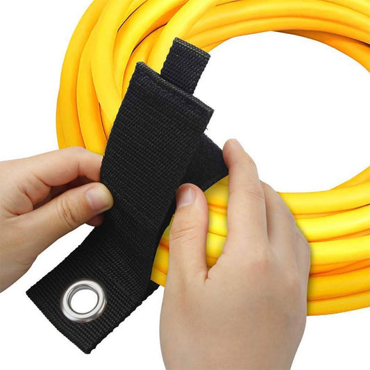 3 Pack Cord Storage Straps, Extension Cord Organizer, Heavy Duty Strap Fit Easily on Hooks or Nails, Storage Straps for Garage Wall Organization