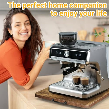 Sliding Tray for Coffee Maker, 360° Rotating Appliance Slider for Kitchen Appliances, Wooden Sliding Tray Suitable for Kitchen Countertops and Kitchen Appliances.(Brown, Large) - color: Brown
