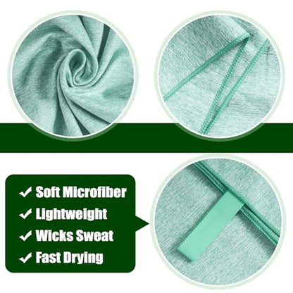 Microfiber Travel Towel for Body Quick Dry Beach Yoga Mat Hiking Backpacking Swimming Pool Camping Towel(Light Green, 1 Pack XL(31.5X70 Inch) - color: Light Green, size: 1 Pack XL(31.5X70 Inch