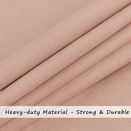 Cotton Canvas Laundry Bag with Handles & Drawstring Straps, Heavy Duty Extra Large Laundry Bags for Laundromat and Household, 25.5x34 Inch, Light Pink - color: Light Pink