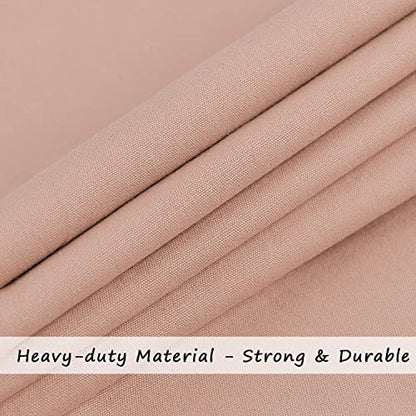 Cotton Canvas Laundry Bag with Handles & Drawstring Straps, Heavy Duty Extra Large Laundry Bags for Laundromat and Household, 25.5x34 Inch, Light Pink - color: Light Pink