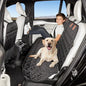 YJGF Dog Car Seat Cover for Back Seat,Back Seat Pet Cover for Dogs,Waterproof Scratchproof Rear Bench Seat Cover Protector (Black, L) - size: L