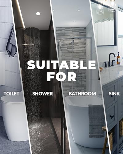 Anti Slip Shower Stickers 24 PCS, Invisible Non-Slip Shower Stars for Adults, Premium Adhesive Bath Tub Stickers (Clear) - color: Clear, size: Star