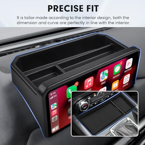 Autorder Center Console Front Organizer & Dashboard Organizer for 2022-2025 2026 Mazda CX5 Accessories,ABS Material for Storing Sunglasses, Coins & Small Items - 2PCS
