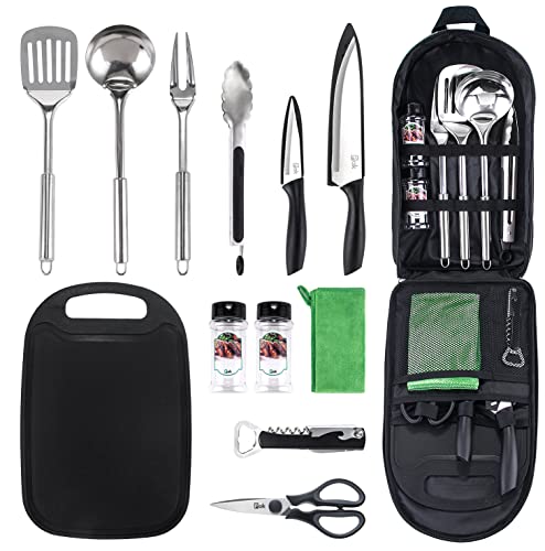 Pak Camping Cookware, Camp Kitchen, Camp Cookware, Camping Utensils Set, Camping Kitchen Set, Camping Cooking Set, Camping Cooking Utensils, Camping Cookware Set, Camping Accessories Cooking, RV Camp - style: Essentials Kit