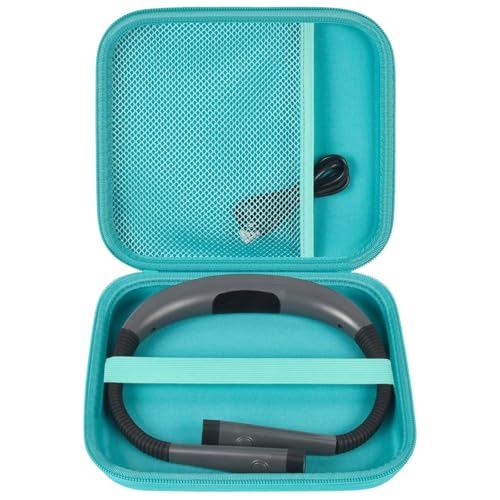 GWCASE Case Compatible with Glocusent/for Vekkia/for LITOM/for LEDGLE/for TAKKUI/for TSINGREE LED Neck Reading Light Book Light for Reading. Storage Carrying Holder for USB Cable -Green (Box Only) - color: Green