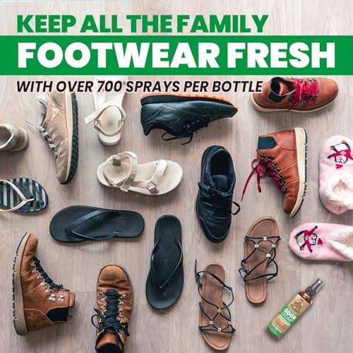 Uncle Todd's Shoe Deodorizer Spray 8oz - Proven & Powerful Enzyme Formula Spray for Shoe Odor Elimination in All Footwear (Mountain Fresh) - size: 8 Fl Oz (Pack of 1)