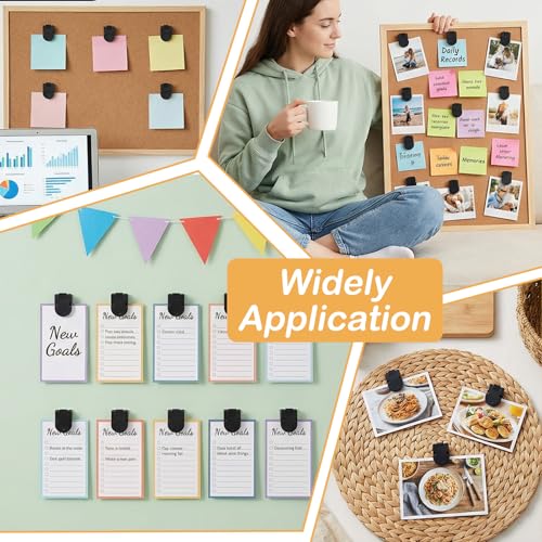 Molain 20PCS Cubicle Clips, Fabric Panel Cubicle Accessories Plastic Clips | Wall Clip, Plastic Fabric Clips, for Hanging Notes, Photos, Memos, Data Cables
