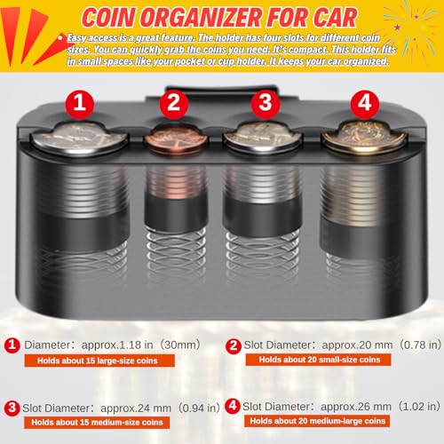 Extra Hanging Car Door Window Drink Coffee Cup Holder with Storage Organizer Tray | Coin Holder Change Organizer Fits Most Vehicles, Trucks Interior Car Gadgets Accessories - style: Car Door Cup Holder & Coin Organizer