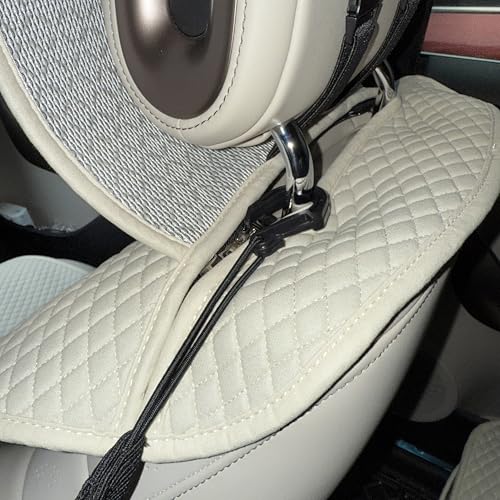 Dog Car Barrier Net - 4-Sides Elastic Mesh Divider, Driving Safety, Storage-Friendly, Compact Foldaway（Updated Dimensional Information）