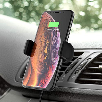 Belkin Wireless Car Charger With Vent Mount 10W - iPhone Charger - Charging Station - Phone Mount For Car - Wireless Car Charger - Phone Charger - For iPhones, Samsungs, Notes & More - style: Wireless Car Vent Mount