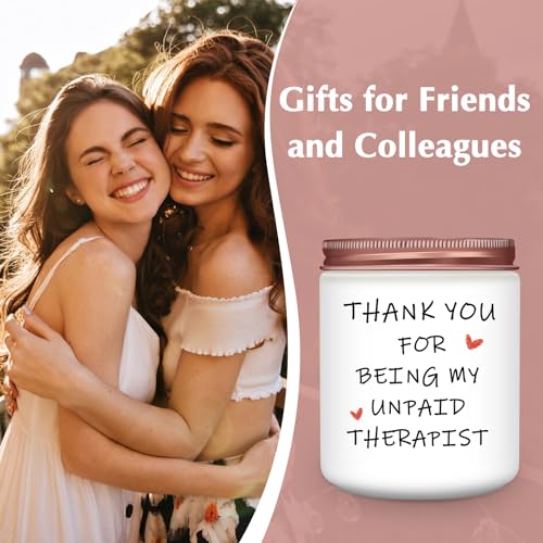 Best Friend Birthday Gifts for Women, Funny Graduation Friendship Sister Coworkers Bestie Mom Gag Gift for Her, Lavender Scented Candles - style: Friend