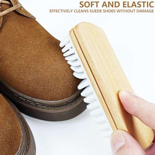 3Pcs Suede Shoe Brush and Eraser Suede Nubuck Cleaning Brush for Shoes - style: 3Pcs Kit